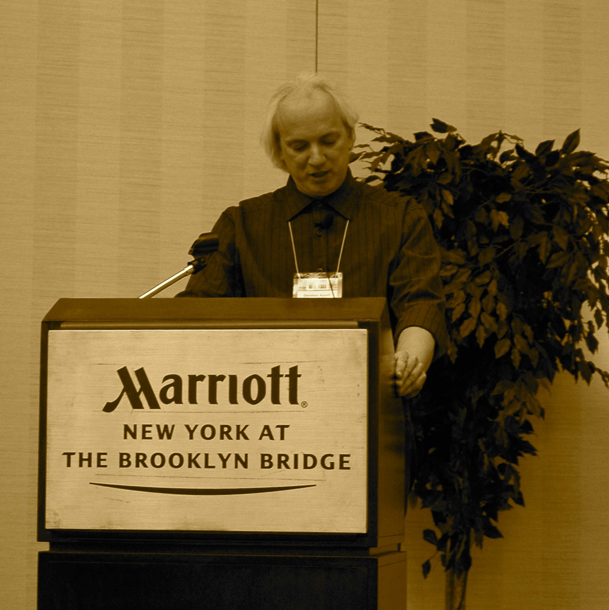 Christian Appelt auf einem Kongress 2006